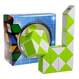 Пластикова головоломка Змійка Рубіка Smart Cube GREEN SCT404 зелена
