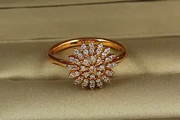 Кільце Xuping Jewelry сонячне світло р 17 золотисте