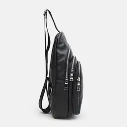 Чоловічий рюкзак шкіряний Keizer K11613bl-black - мініатюра 5