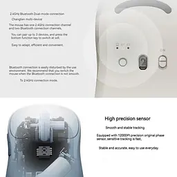 Миша бездротова Xiaomi Wireless Mouse 3 (BHR7638CN) бежева - мініатюра 7