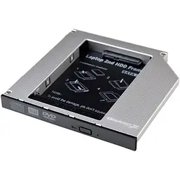 Адаптер Grand-X для підключення SSD/HDD 2.5” у відсік приводу ноутбука SATA3 12.7mm (HDC-27)