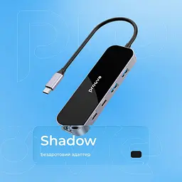 Type-C-Хаб Proove Shadow (2*USB3.0 + Type-C + PD100W + HDMI) - мініатюра 10