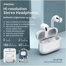 Навушники Remax Proda Stereo AirPlus Pro PD-BT700 Hi-resolution - мініатюра 3