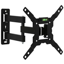 Настінне кріплення LCD/Plasma TV 15-42" Walfix R-351B колір чорний, до 20 кг, VESA:200x200 мм, нахил: -10º ~ +3º, поворот: до 180
