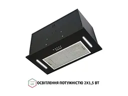 Витяжка Perfelli BI 5653 BL 1000 LED - мініатюра 6