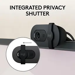Веб-камера Logitech BRIO 100 GRAPHITE (960-001585) - мініатюра 4