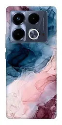 Чохол Demsky Рожево-блакитні розводи для Infinix Note 40 4G