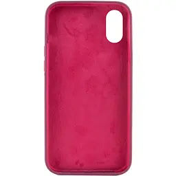 Чохол Silk Full Protective (AA) NO LOGO для Apple iPhone XS Max (6.5") Бордовий / Plum - мініатюра 2