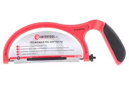 Ножівка ручна Intertool по металу 150 мм гумова ручка HT-3308 - мініатюра 7