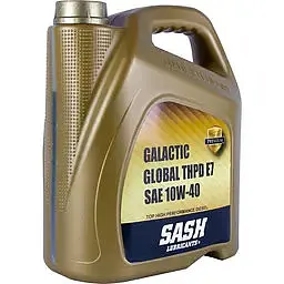 Олива моторна напівсинтетична Sash Galactic E700 10W40 5 л (55236)