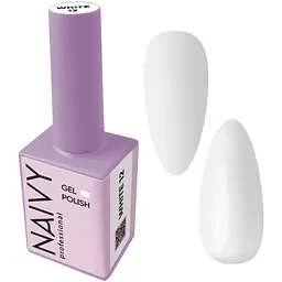 Гель-лак Naivy Professional White №12, 10 мл