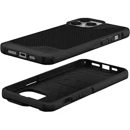 Оригінальний протиударний чохол UAG Metropolis LT MagSafe для iPhone 15 Pro (6.1") Kevlar Black 114277113940 - мініатюра 7