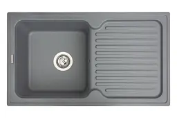 Кухонна мийка гранітна Miraggio Orlean gray 861x496x210 00209306, Сірий