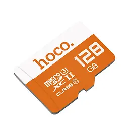 Карта пам'яті Hoco TF 128GB SDXC Class10 U3 USB3.0 high-speed помаранчевий