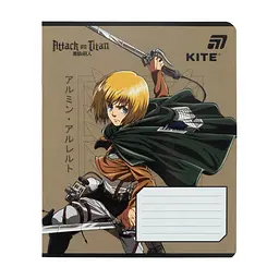 Зошит Kite Attack on Titan, 18 аркушів, клітинка (AT26-236), в асортименті - мініатюра 6