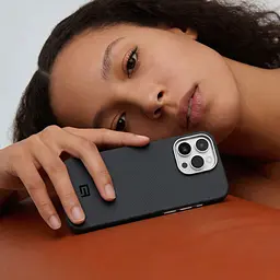 Чехол ArmorStandart BlackIcon Aramid Plain MagCase для Apple iPhone 16 Pro Max Black (ARM90170) - мініатюра 9