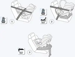 Автокрісло Peg-Perego Primo Viaggio SLK Mon Amour рожеве золото (IMSK000000BA36DX19) - мініатюра 7