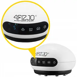 Масажна вакуумна банка 4FIZJO акумуляторна з ІЧ прогріванням 4FJ0516 White (P-5907739318688) - мініатюра 7