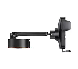 Автомобільний тримач холдер Baseus Wisdom Auto Alignment Car Mount Wireless Charge QI 15W CGZX000101 Black - мініатюра 8