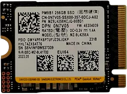 SSD M.2 накопичувач Samsung 256GB (MZ9L4256HCJQ-00BD1)