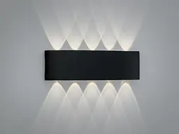 LED фасадне бра чорне Diasha DFB-3205BK - мініатюра 1