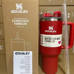 Термокухоль Stanley Quencher H2.0 Tumbler з неіржавкої сталі 1,18 л Red Cranberry