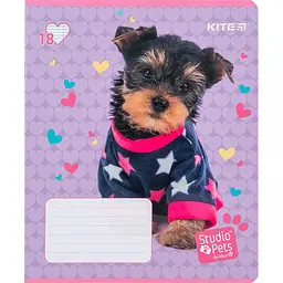 Набір зошитів Kite Studio Pets А5 в лінійку 18 аркушів 20 шт. (SP24-237) - мініатюра 4