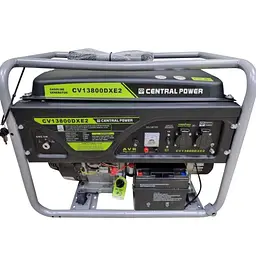 Генератор бензиновий Central Power CV13800DXE2 8 кВт 1-фазний з електростартером