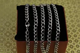 Цепь Xuping Jewelry круглый панцирь 60 см 6 мм серебристая