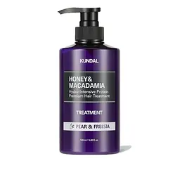 Кондиціонер для волосся "Груша Фрезія" 500 мл Kundal Honey&Macadamia Protein Hair Treatment Pear&Freesia