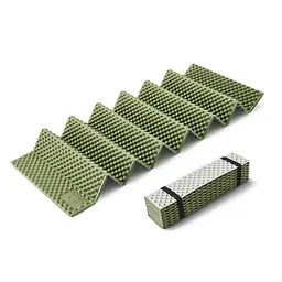 Килимок складаний IXPE Naturehike CNK2450WS044, алюмінієва плівка, 195x60х1,8 см, оливковий зелений - мініатюра 2