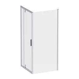 Душова кабіна AM.PM Gem Square Pivot 90x90 см без піддону хром матовий W90UG-404-9090-MT