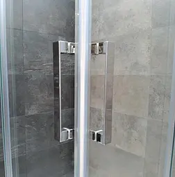Душова кабіна Dusel A-513 100x100x190 тоноване, Хром, Універсальна, тонований, хром, 100x100 - мініатюра 3