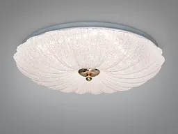 LED стельова люстра Romin 34 Вт біла золото без пульта - мініатюра 2