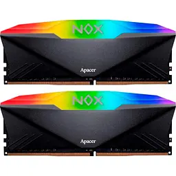 Модуль пам'яті DDR4 Apacer NOX R GB 2х16 GB 3600MHz Black [AH4U32G36C25YNBAA-2] [102340] - мініатюра 2