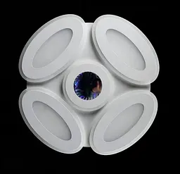 Люстра стельова LED Splendid Ray L78537/4+1, 200W, білий, сучасний стиль з пультом - мініатюра 7