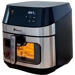 Аерофритюрниця Domotec MS-3222 електрична 12 л Чорний 2800 Вт