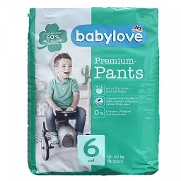 Підгузки-трусики Babylove Premium Розмір 6 xxl, 18-30 кг, 18 шт