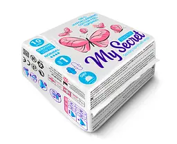 Гігієнічні прокладки з крильцями Ziaja My Secret Sensitive Normal Ultra Thin 10 щт. - мініатюра 3
