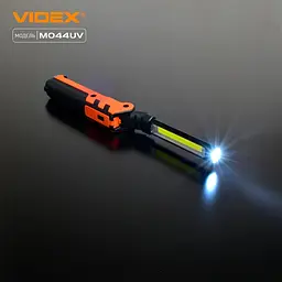 Портативний багатофункціональний ліхтарик Videx VLF-M044UV 400 Lm 4000 K (VLF-M044UV) - мініатюра 4