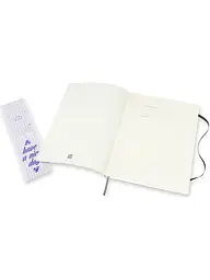 Записник Moleskine Classic великий, Лінійка-Нелінований Чорний М’який (NB413SBK) - мініатюра 3