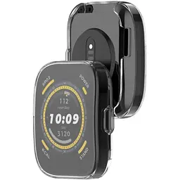 Чохол-накладка DK для Xiaomi Amazfit Bip 5 Silicone Face Case (clear) - мініатюра 2