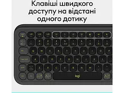 Клавіатура Logitech POP Icon Keys Graphite (920-013157) - мініатюра 9