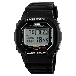 Чоловічий наручний годинник 1134BKWT Black-White Skmei acs0030853