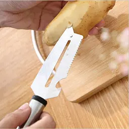 Багатофункціональна шинковка з нержавіючої сталі ніж Рома 21 см, Kitchen Master 84100 - мініатюра 4