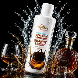 Лубрикант та масажний гель MyLove Aroma Series Intim&Massage Brandy 300 мл - мініатюра 2