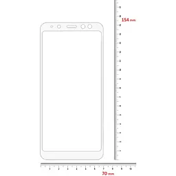 Захисне скло BeCover для Samsung Galaxy A8+ 2018 SM-A730 White (704681) - мініатюра 3