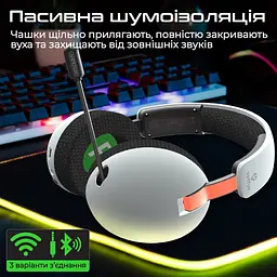 Навушники бездротові Vertux BB-8 білі - мініатюра 6