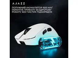 Миша Ajazz AJ179 V2 Max White (AJ179-V2-MAX-W) - мініатюра 10