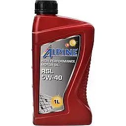 Олива моторна синтетична Alpine RSL 5W-40 API SN/CF A3/B4 MB-229.3 Porsche A40 1 л (23452)